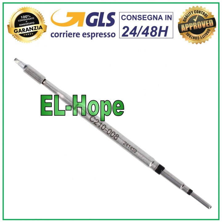 CARTRIDGE C210008 JBC CARTRIDGE CHISEL 1.3 X 0.6 ORIGINAL SOLDERING IRON TIP