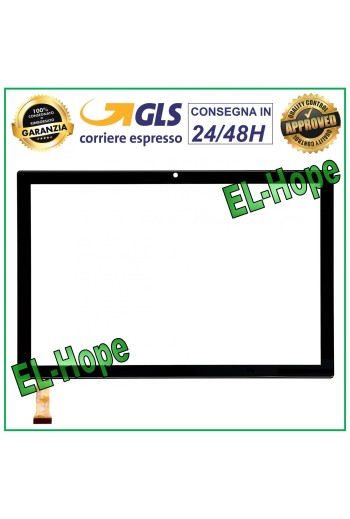 TOUCH SCREEN GLASS TABLET YESTEL T5 T5_EEA DIGITIZER 10.1 ORIGINAL BLACK BLACK