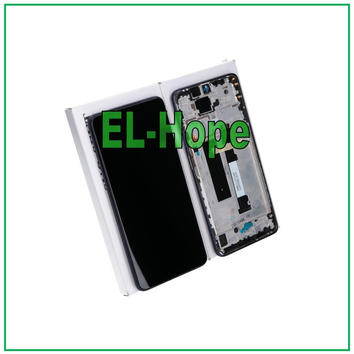 ORIGINAL XIAOMI Mi 10T LITE M2007J17G LCD TOUCH SCREEN DISPLAY GLASS FRAME BLUE