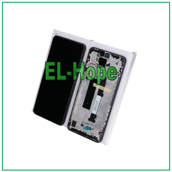 ORIGINAL XIAOMI Mi 10T LITE M2007J17G LCD TOUCH SCREEN DISPLAY GLASS FRAME BLUE