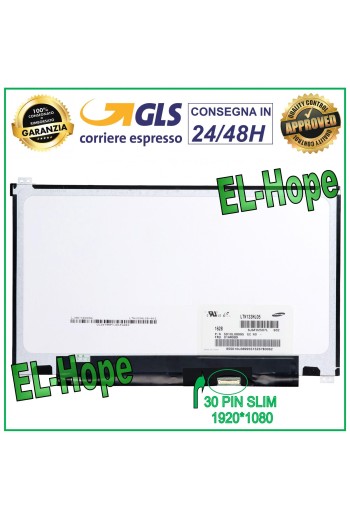 DISPLAY LTN133HL05 LCD NOTEBOOK 13.3 30 PIN SLIM 1920*1080 FHD LED SCREEN
