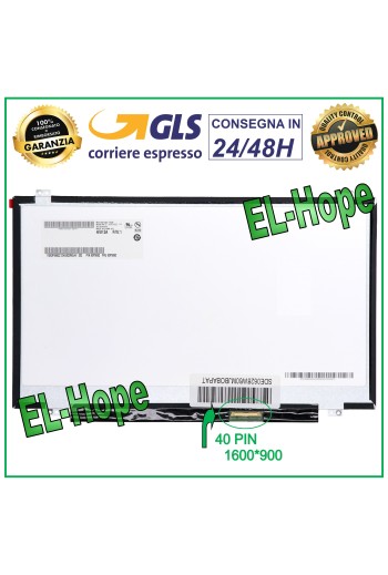 DISPLAY B140RW02 V.1 LCD NOTEBOOK 14 40 PIN 1600*900 HD LED SCREEN