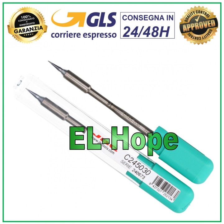 CARTRIDGE C245030 JBC CARTRIDGE CONICAL 0.3 mm ORIGINAL SOLDERING IRON TIP