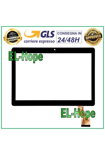 TOUCH SCREEN GLASS TABLET MEDIATEK MEBERRY M6 MJK-1102 DIGITIZER ORIGINAL BLACK