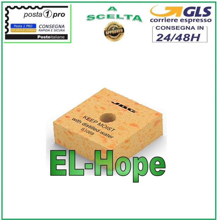 JBC S1069 46 X 46 SPONGE SPONGE FOR CLEANING SOLDERING IRON TIP STYLUS