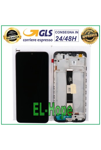 ORIGINAL LCD DISPLAY FRAME XIAOMI REDMI 9A M2006C3LG M2006C3LC TOUCH GLASS BLACK