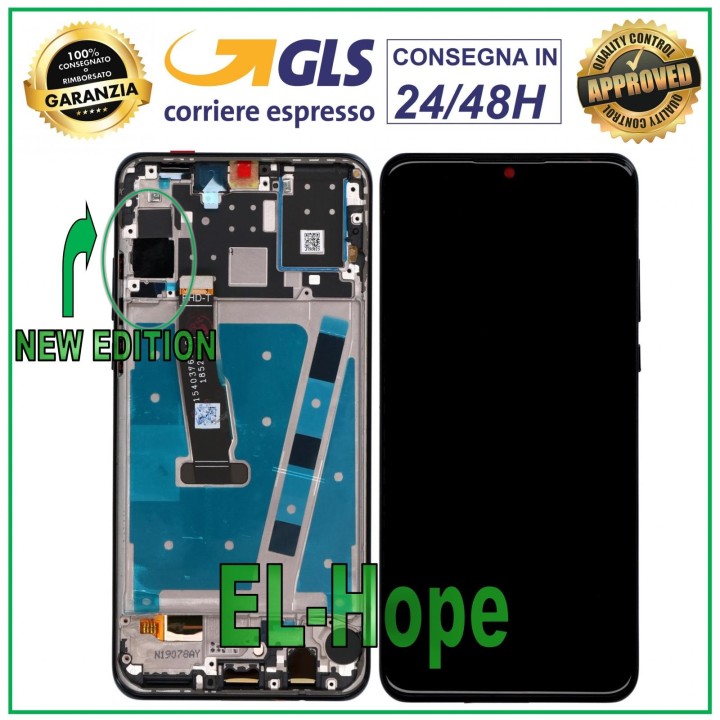 DISPLAY FRAME FOR HUAWEI P30 LITE NEW EDITION 24 MP TOUCH SCREEN BLACK SCREEN