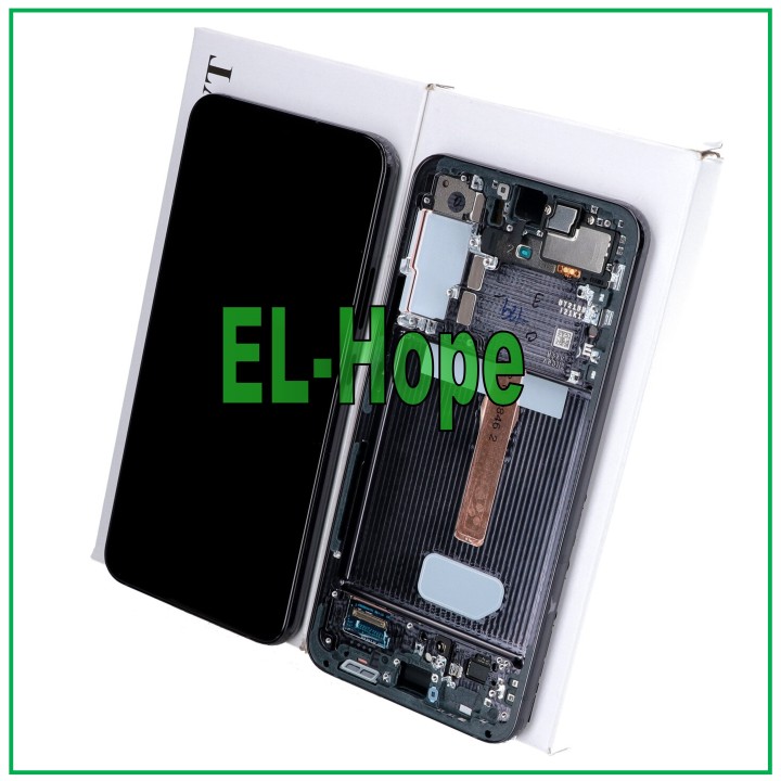 ORIGINAL FRAME DISPLAY SAMSUNG S22+ PLUS 2022 SM-S906 TOUCH BLACK GH82-27500A