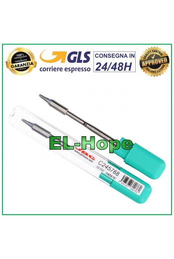 CARTRIDGE C245768 JBC CARTRIDGE CHISEL 1.5 X 0.3 ORIGINAL SOLDERING IRON TIP