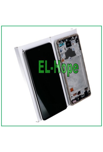 ORIGINAL SERVICE LCD DISPLAY SAMSUNG GALAXY A72 SM-A725 4G TOUCH FRAME WHITE