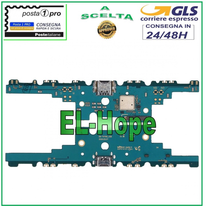 CHARGING CONNECTOR SAMSUNG GALAXY SM-T976B TAB S7+ 5G 12.4 PCB CHARGING DOCK