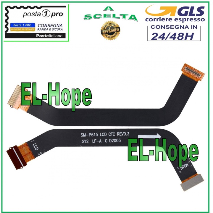 FLAT FLEX DISPLAY CONNECTION SAMSUNG GALAXY TAB S6 LITE SM P610 P613 P615 P619