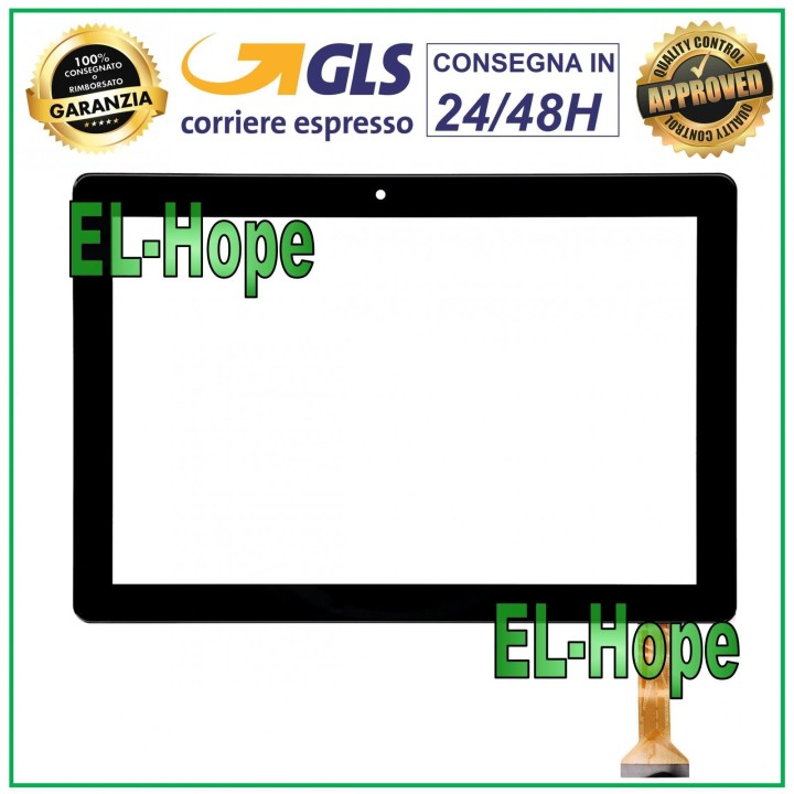 TOUCH SCREEN GLASS TABLET JUSYEA J5 DIGITIZER ORIGINAL BLACK