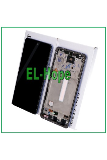 100% ORIGINAL TOUCH LCD DISPLAY SAMSUNG GALAXY A52 SM A525F A526B FRAME PURPLE