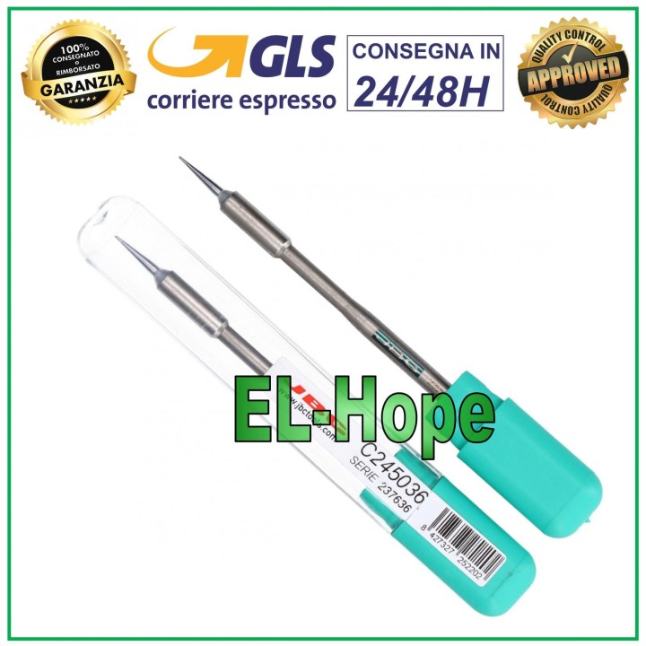 CARTRIDGE S1 C245036 JBC CARTRIDGE CONICAL 0.5mm ORIGINAL SOLDERING IRON TIP