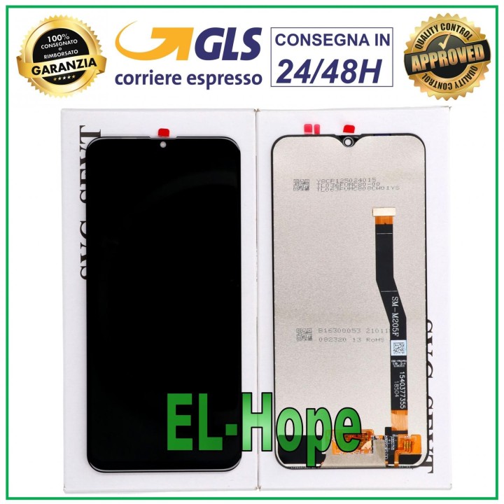 ORIGINAL LCD DISPLAY SERVICE PACK SAMSUNG GALAXY M20 SM-M205F TOUCH SCREEN