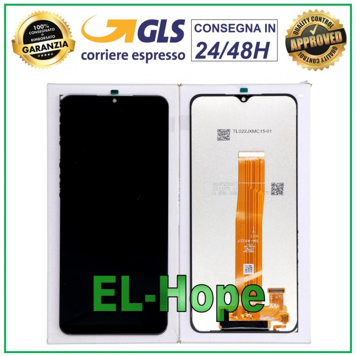 LCD DISPLAY EQUAL ORIGINAL SERVICE SAMSUNG GALAXY A02 2021 SM-A022 TOUCH SCREEN