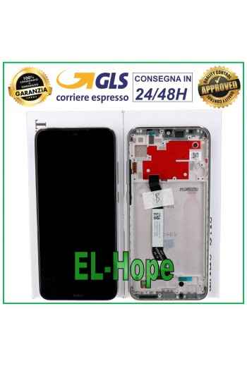 LCD DISPLAY + ORIGINAL FRAME XIAOMI REDMI NOTE 8T M1908C3XG TOUCH SCREEN WHITE