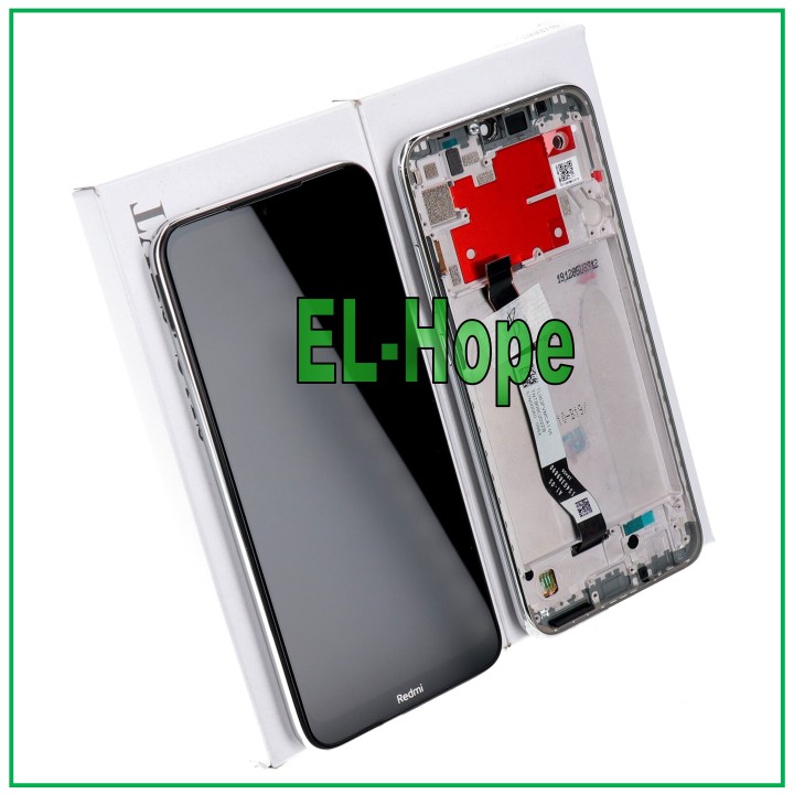 LCD DISPLAY + ORIGINAL FRAME XIAOMI REDMI NOTE 8T M1908C3XG TOUCH SCREEN WHITE