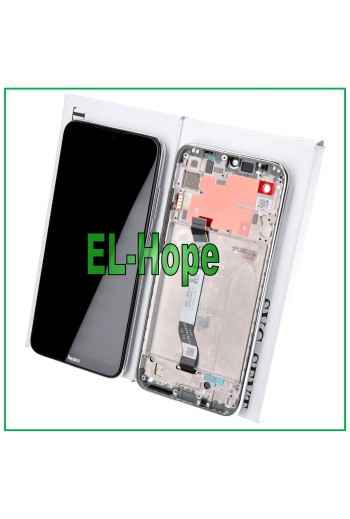 LCD DISPLAY + ORIGINAL FRAME XIAOMI REDMI NOTE 8T M1908C3XG TOUCH SCREEN WHITE