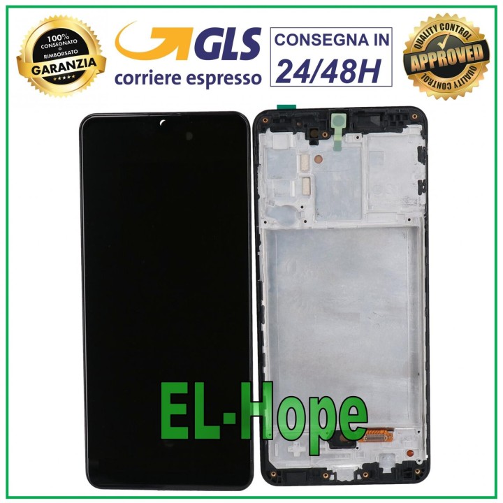 ORIGINAL OLED LCD DISPLAY SAMSUNG GALAXY A31 SM-A315F TOUCH FRAME GLASS