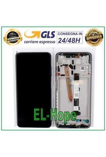 ORIGINAL FRAME LCD DISPLAY XIAOMI POCO X3 PRO M2102J20SG M2102J20SI TOUCH BLACK