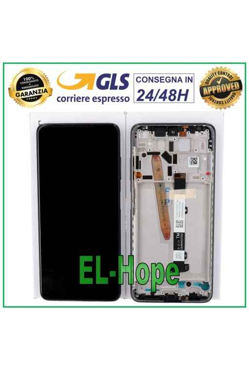 ORIGINAL FRAME LCD DISPLAY XIAOMI POCO X3 PRO M2102J20SG M2102J20SI TOUCH BLACK