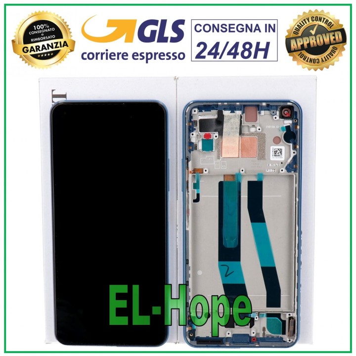 ORIGINAL FRAME LCD DISPLAY XIAOMI MI 11 LITE 4G 5G NE M2101K9AG TOUCH BLUE GLASS