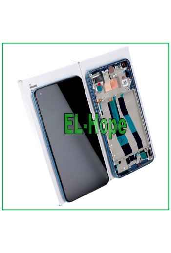 ORIGINAL FRAME LCD DISPLAY XIAOMI MI 11 LITE 4G 5G NE M2101K9AG TOUCH BLUE GLASS