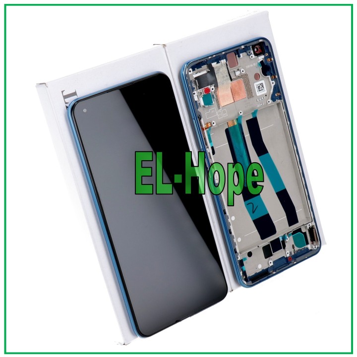 ORIGINAL FRAME LCD DISPLAY XIAOMI MI 11 LITE 4G 5G NE M2101K9AG TOUCH BLUE GLASS