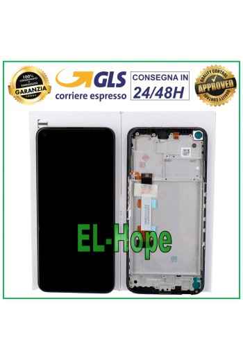 ORIGINAL FRAME LCD DISPLAY XIAOMI REDMI NOTE 9T / NOTE 9 5G M2007J22 TOUCH BLACK