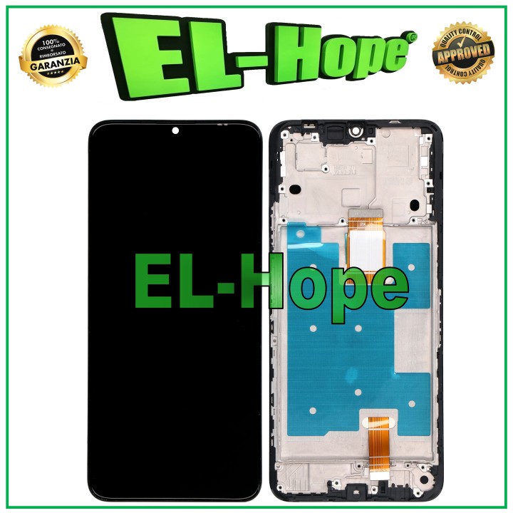 LCD DISPLAY + FRAME FOR HONOR X7A RKY LX2 LX1 TOUCH SCREEN GLASS SCREEN BLACK