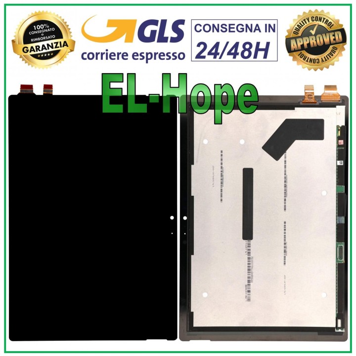 LCD DISPLAY FOR MICROSOFT SURFACE PRO 4 TOUCH SCREEN MONITOR GLASS BLACK