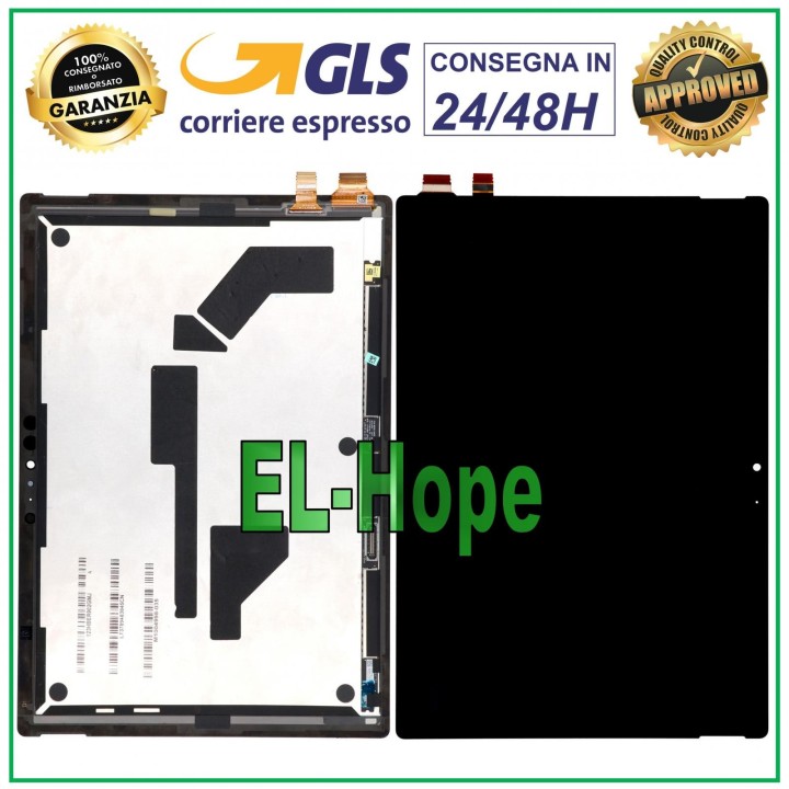LCD DISPLAY FOR MICROSOFT SURFACE PRO 6 TOUCH SCREEN MONITOR GLASS BLACK
