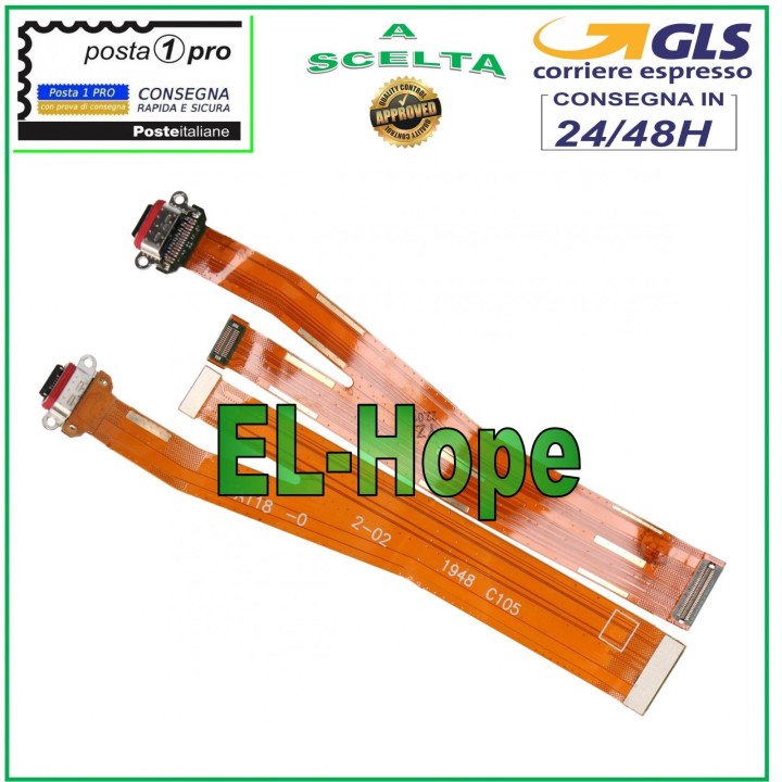 FLAT FLEX CHARGING CONNECTOR OPPO A91 CPH2021 PCPM00 PCPT00 CHARGING TYPE C