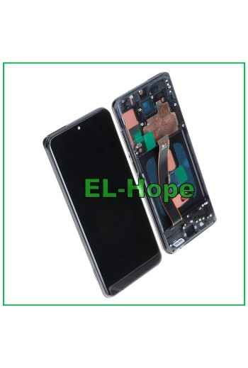 TFT LCD DISPLAY + FRAME FOR SAMSUNG GALAXY S20 SM-G980 G981 TOUCH BLACK GLASS