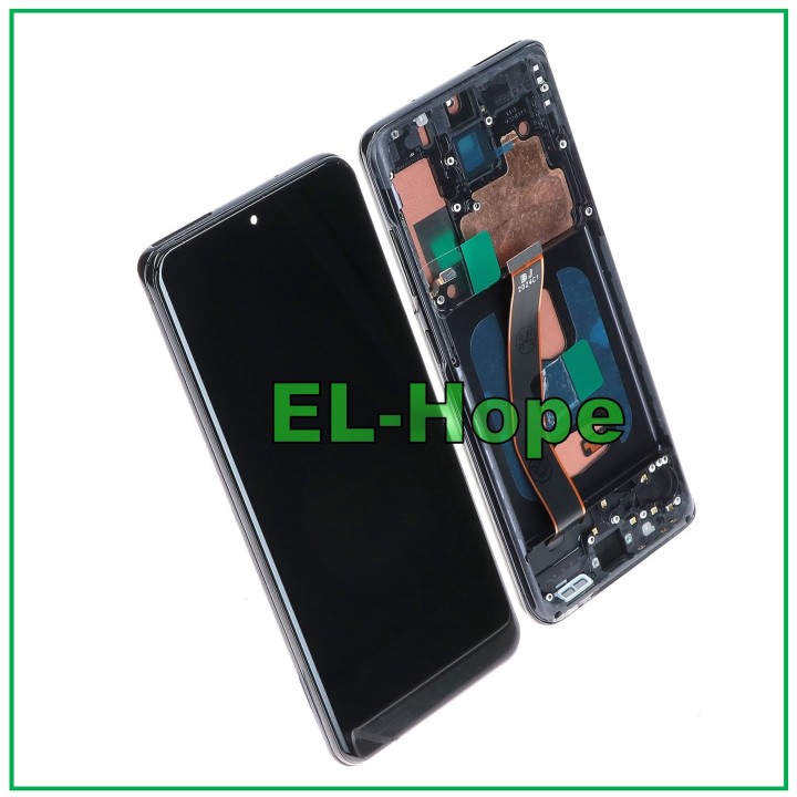 TFT LCD DISPLAY + FRAME FOR SAMSUNG GALAXY S20 SM-G980 G981 TOUCH BLACK GLASS