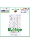 ISCREWS MAP SCREW HOUSING PAD ILLUSTRATED FOR DISASSEMBLY APPLE IPHONE 5C