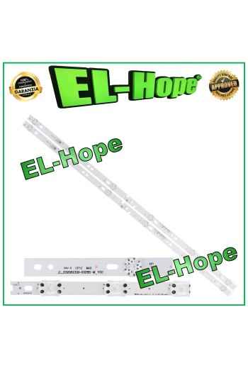 KIT OF 2 6 LED STRIP BARS FOR 32 TV AKAI LB1072 JL.D32061330-032BS-M V02 L615mm
