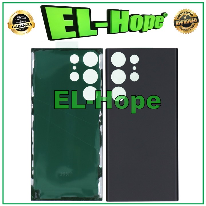 BATTERY COVER FOR SAMSUNG GALAXY S23 ULTRA SM-S918 BACK GLASS BODY BLACK