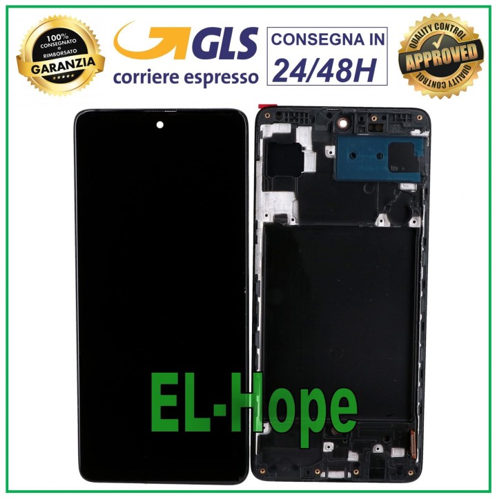 TFT LCD DISPLAY + FRAME FOR SAMSUNG GALAXY A71 SM A715 A715F TOUCH SCREEN GLASS