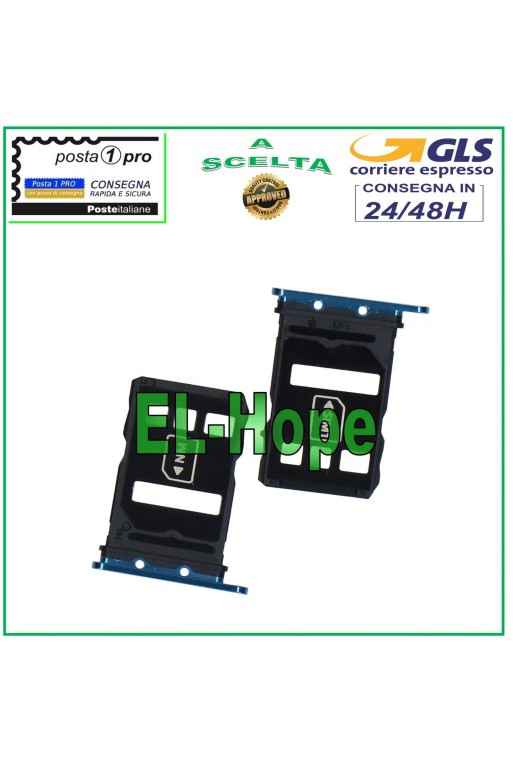 SLOT READER CART COMPARTMENT NANO SIM CARD FOR HUAWEI P40 ANA-LX9 LX4 NX9 BLUE