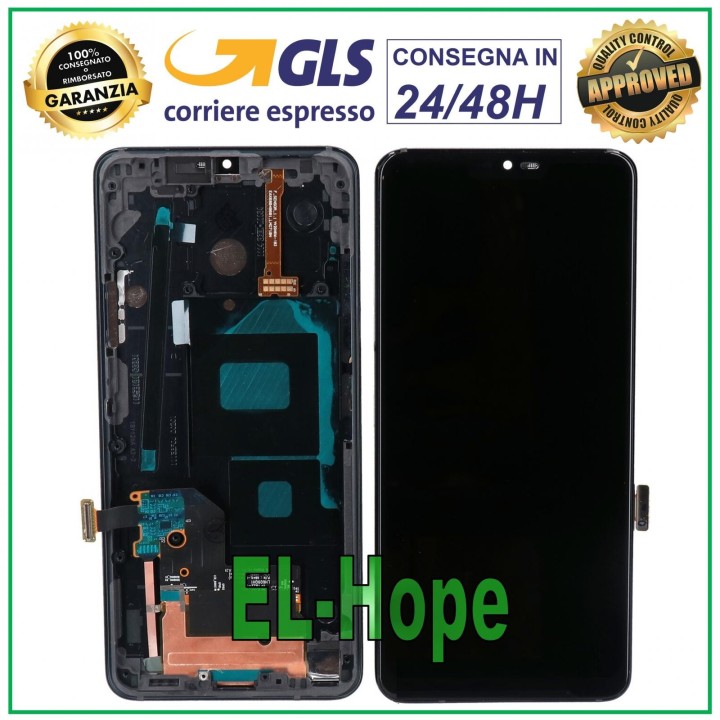 LCD DISPLAY FRAME FOR LG G7 THINQ LMG710 LMW EMW TOUCH SCREEN ASSEMBLED