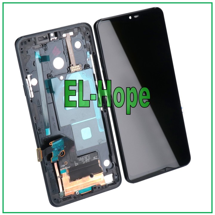 LCD DISPLAY FRAME FOR LG G7 THINQ LMG710 LMW EMW TOUCH SCREEN ASSEMBLED