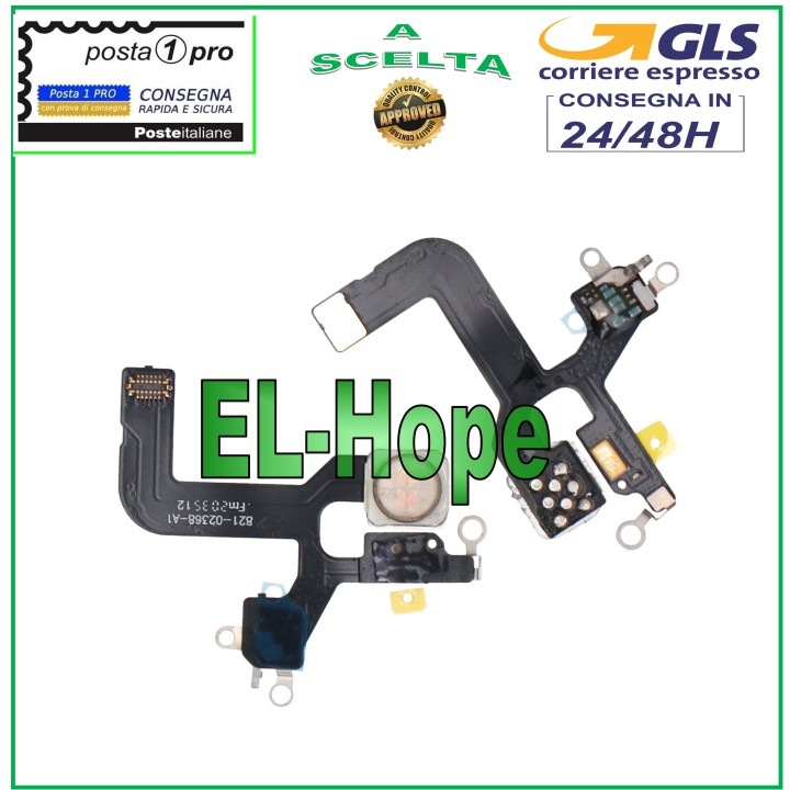 FLAT FLEX FLASH + MICROPHONE FOR APPLE IPHONE 12 A2172 A2402 A2403 A2404