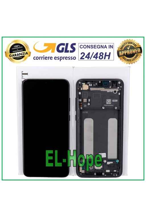 ORIGINAL LCD DISPLAY + FRAME XIAOMI MI 9 LITE M1904F3BG TOUCH SCREEN BLACK GLASS