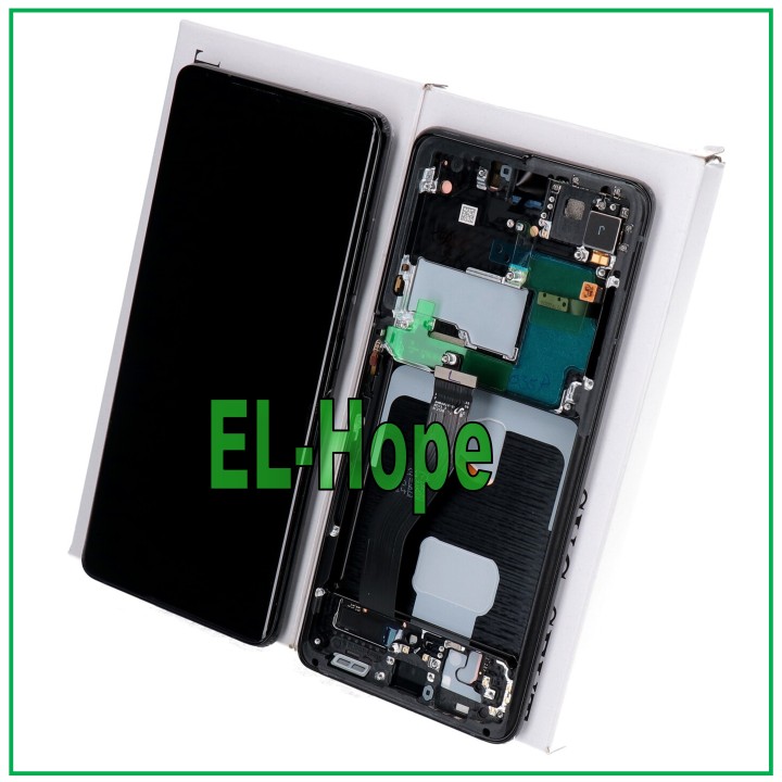 ORIGINAL FRAME LCD DISPLAY SAMSUNG S21 ULTRA SM-G998 TOUCH BLACK GH82-26035A