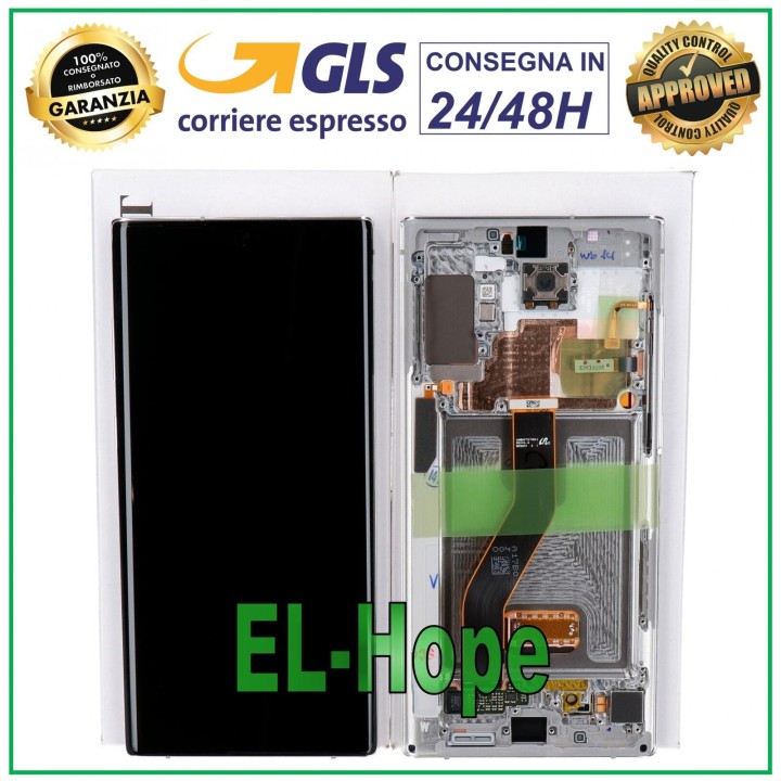 ORIGINAL LCD DISPLAY SAMSUNG NOTE 10 PLUS SM N975 N976 TOUCH WHITE GH82-20838B