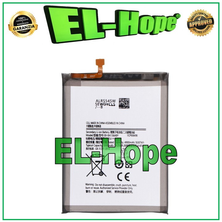 EB-BA136ABY BATTERY FOR SAMSUNG GALAXY A13 5G SM-A136 U/B EQUAL ORIGINAL