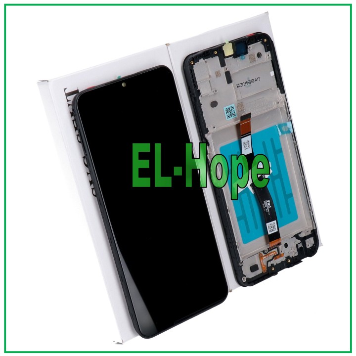 ORIGINAL FRAME DISPLAY SAMSUNG A22 2021 SM-A226 TOUCH SCREEN BLACK GH82-20694A